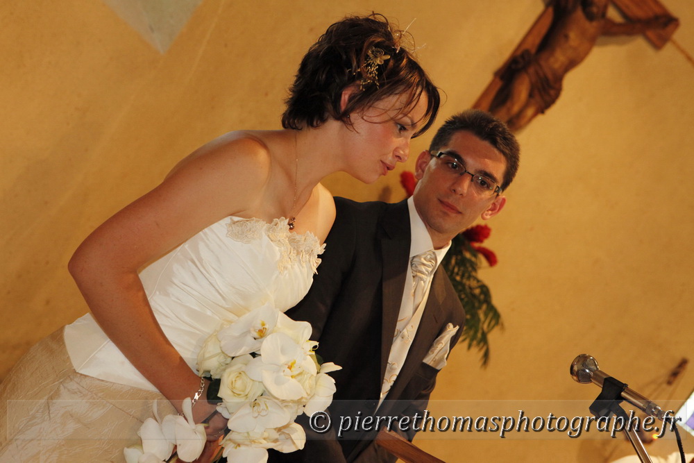 Pierre THOMAS Photographe professionnel Combs La Ville (77), Photo de Mariage à l'église de Quincy Sous Sénart (91)